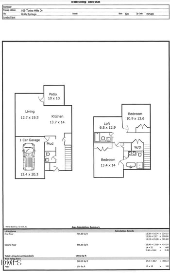 105 Tuska Hills Dr, Holly Springs, NC 27540