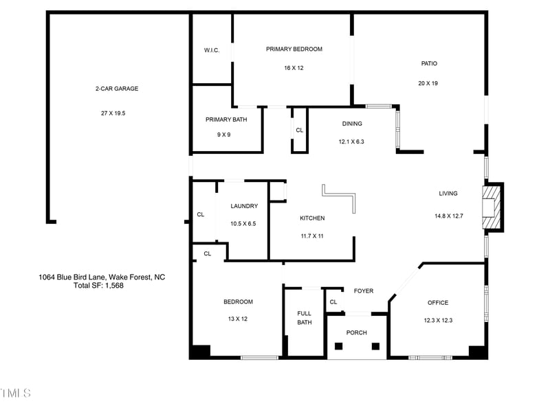 1064 Blue Bird Ln, Wake Forest, NC 27587