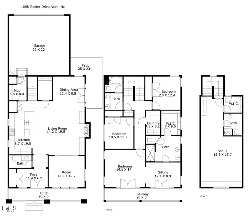 1068 Tender Dr, Apex, NC 27502