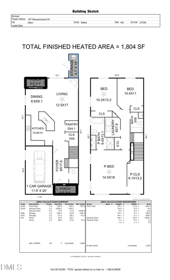 107 Ransomwood Dr, Apex, NC 27539