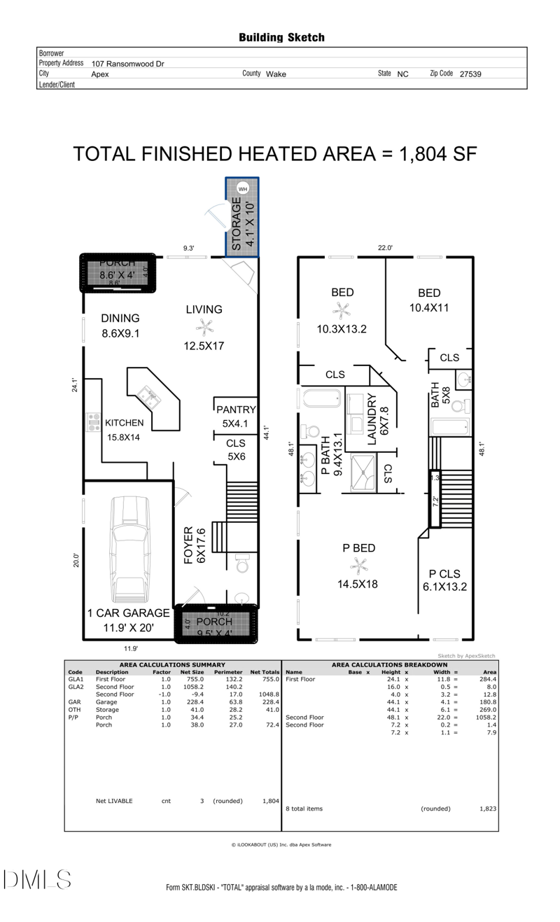 107 Ransomwood Dr, Apex, NC 27539