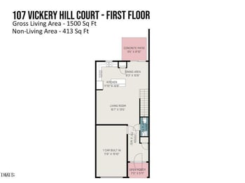 107 Vickery Hill Ct, Durham, NC 27703