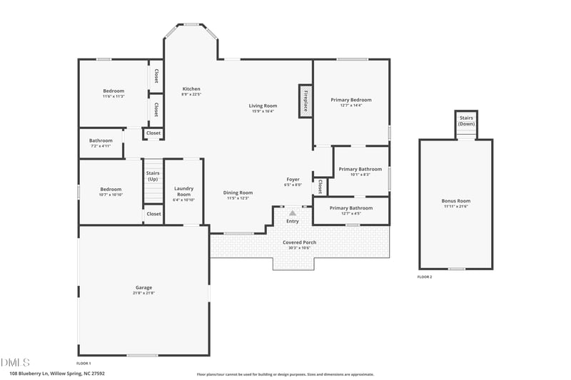 108 Blueberry Ln, Willow Springs, NC 27592