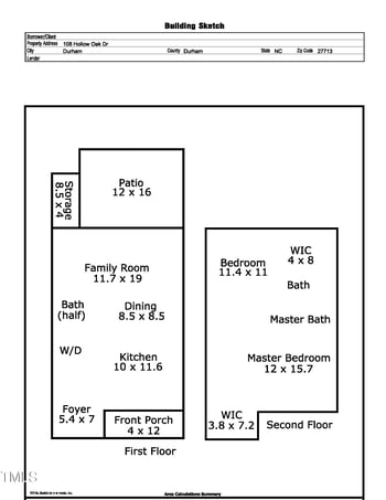 108 Hollow Oak Dr, Durham, NC 27713