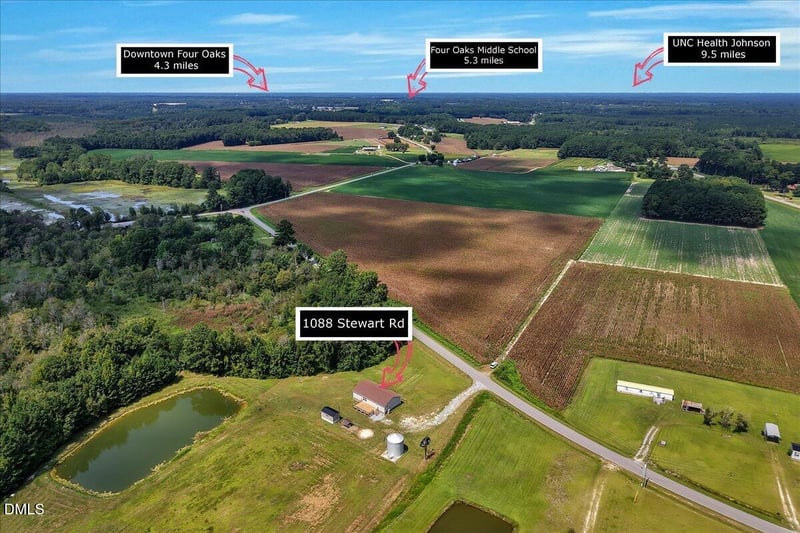 1088 Stewart Rd, Four Oaks, NC 27524