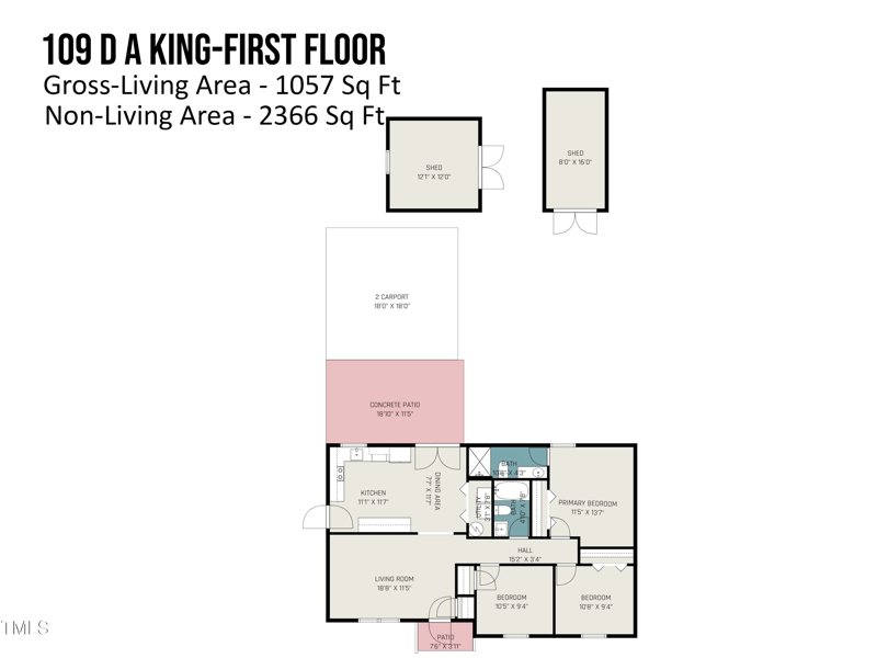 109 D A King Dr, Willow Springs, NC 27592