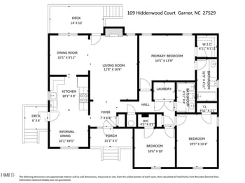 109 Hiddenwood Ct, Garner, NC 27529