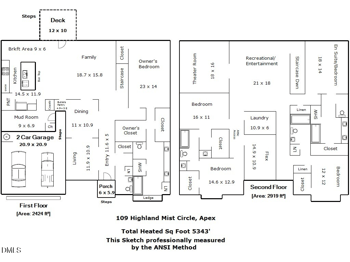 109 Highland Mist Cir, Apex, NC 27539