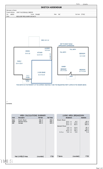 1095 Vauxhall Dr, Apex, NC 27502