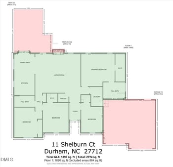 11 Shelburn Ct, Durham, NC 27712