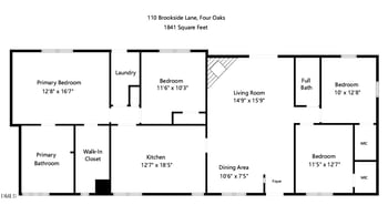 110 Brookside Ln, Four Oaks, NC 27524