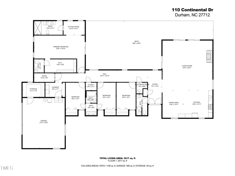 110 Continental Dr, Durham, NC 27712