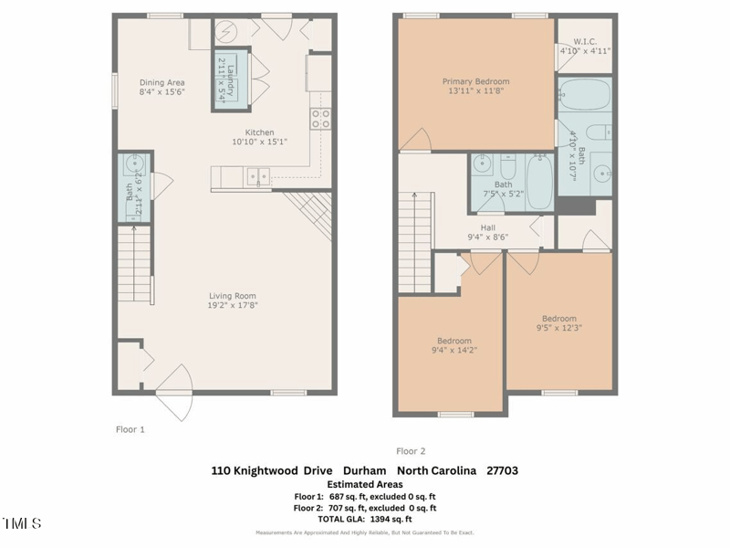 110 Knightwood Dr, Durham, NC 27703