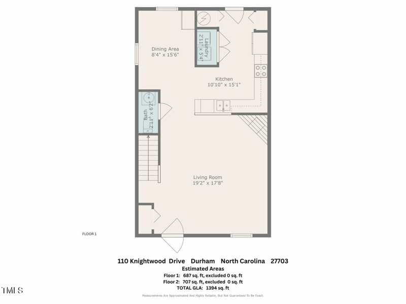 110 Knightwood Dr, Durham, NC 27703