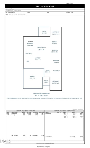 1100 Calista Dr, Wake Forest, NC 27587