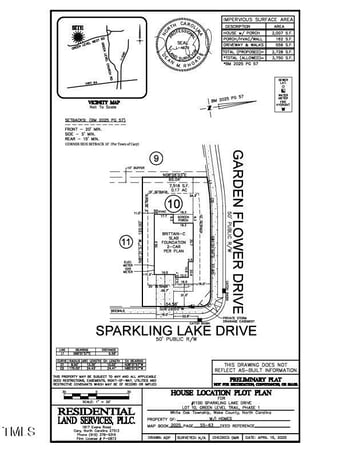 1100 Sparkling Lake Dr Lot 10, Apex, NC 27523