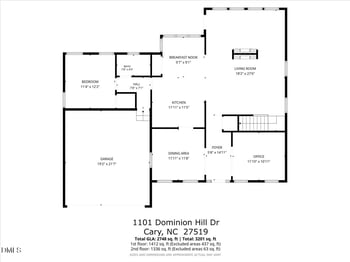 1101 Dominion Hill Dr, Cary, NC 27519