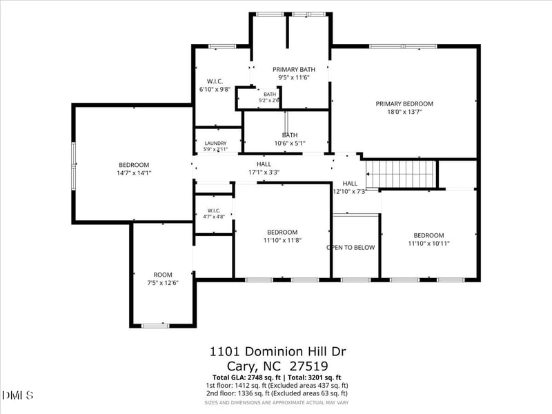 1101 Dominion Hill Dr, Cary, NC 27519