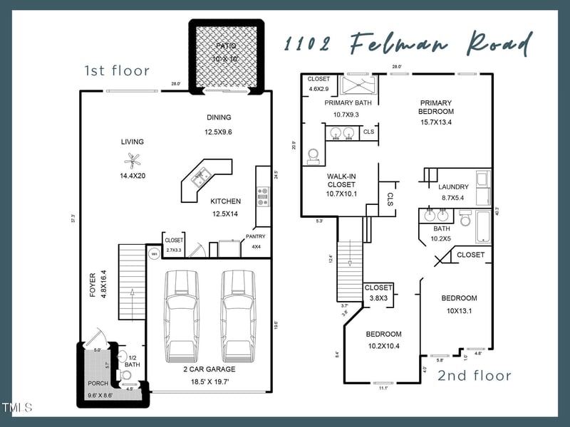 1102 Felman Rd, Morrisville, NC 27560