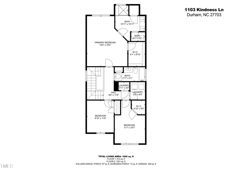 1103 Kindness Ln, Durham, NC 27703