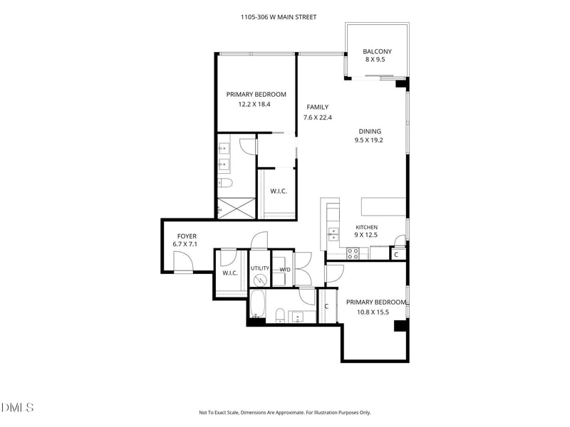 1105 W Main St #306, Durham, NC 27701