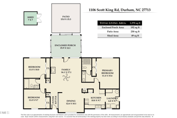 1106 Scott King Rd, Durham, NC 27713