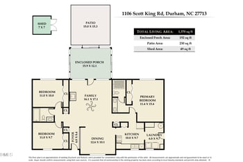 1106 Scott King Rd, Durham, NC 27713
