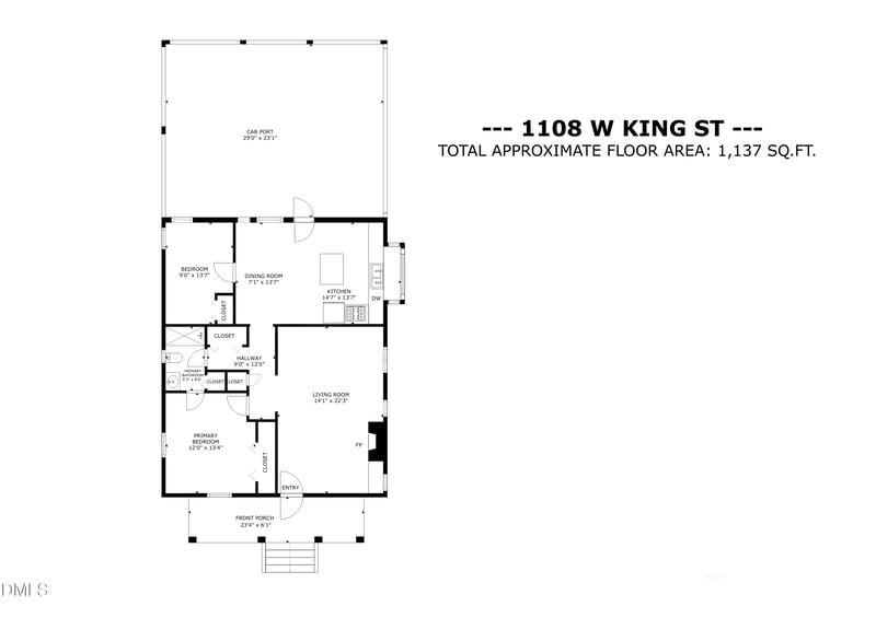 1108 King St, Hillsborough, NC 27278