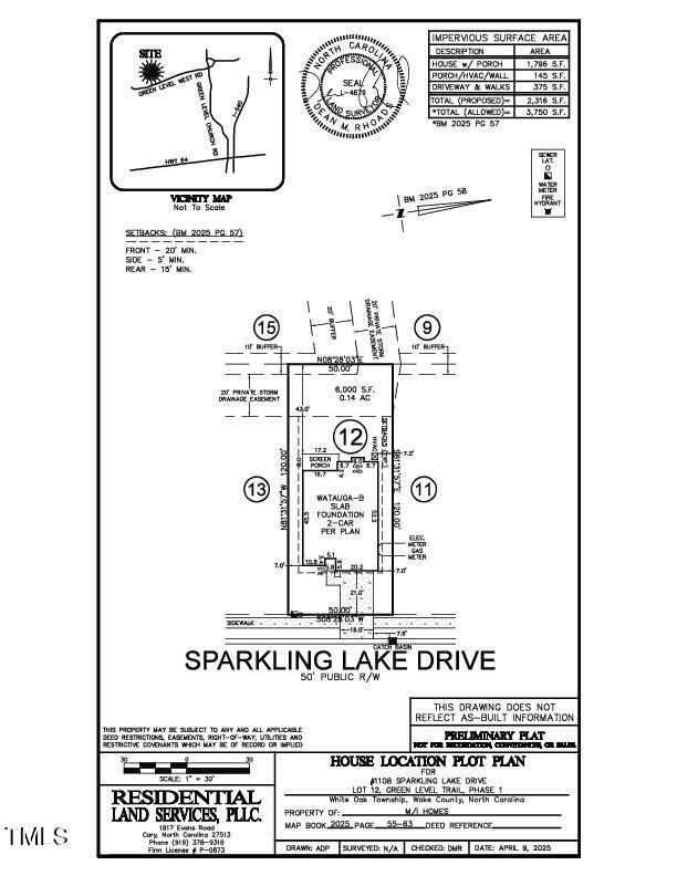 1108 Sparkling Lake Dr Lot 12, Apex, NC 27523