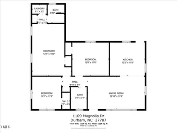1109 Magnolia Dr, Durham, NC 27707