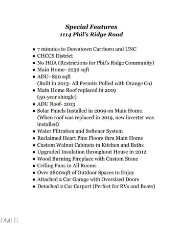 1114 Phils Ridge Rd, Chapel Hill, NC 27516