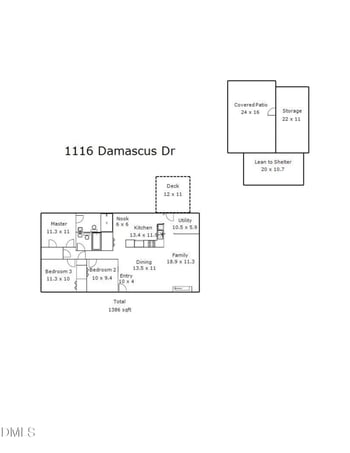 1116 Damascus Dr, Wendell, NC 27591