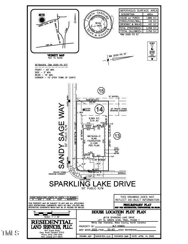 1116 Sparkling Lake Dr Lot 14, Apex, NC 27523