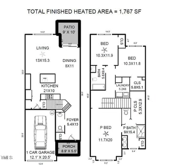 1119 Latitude Dr, Durham, NC 27713