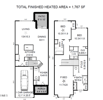 1119 Latitude Dr, Durham, NC 27713