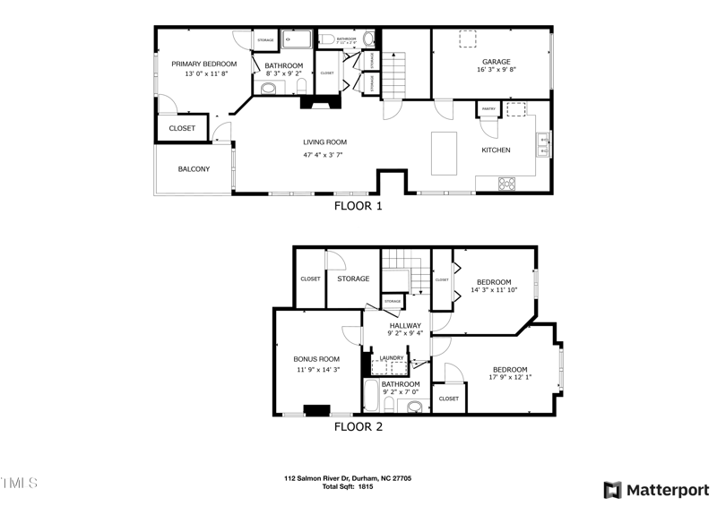 112 Salmon River Dr, Durham, NC 27705