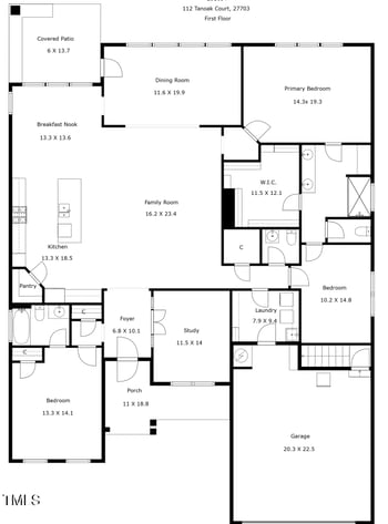 112 Tanoak Ct, Durham, NC 27703