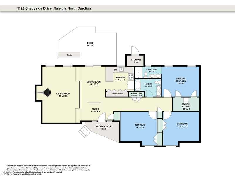 1122 Shadyside Dr, Raleigh, NC 27612