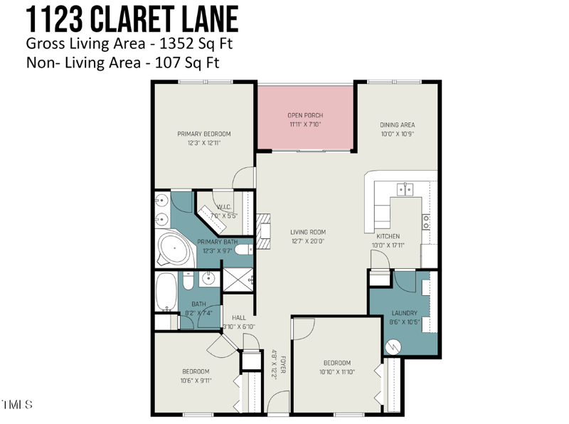 1123 Claret Ln, Morrisville, NC 27560