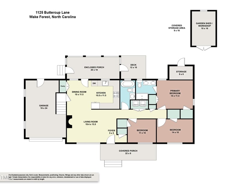 1125 Buttercup Ln, Wake Forest, NC 27587
