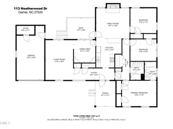 113 Heatherwood Dr, Garner, NC 27529