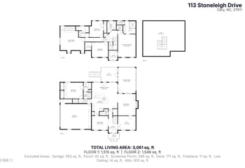 113 Stoneleigh Dr, Cary, NC 27511