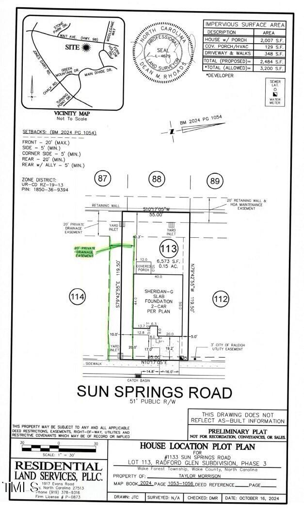 1133 Sun Springs Rd, Wake Forest, NC 27587