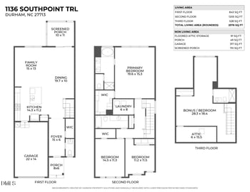 1136 Southpoint Trl, Durham, NC 27713