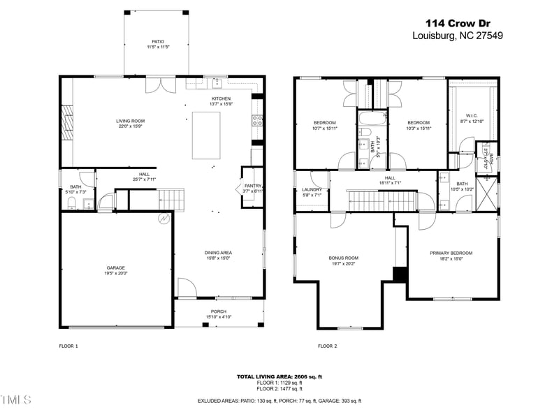 114 Crow Dr, Louisburg, NC 27549