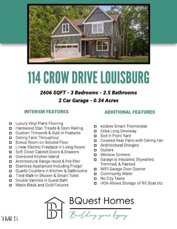 114 Crow Dr, Louisburg, NC 27549