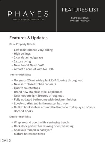 114 Pisgah Dr, Garner, NC 27529