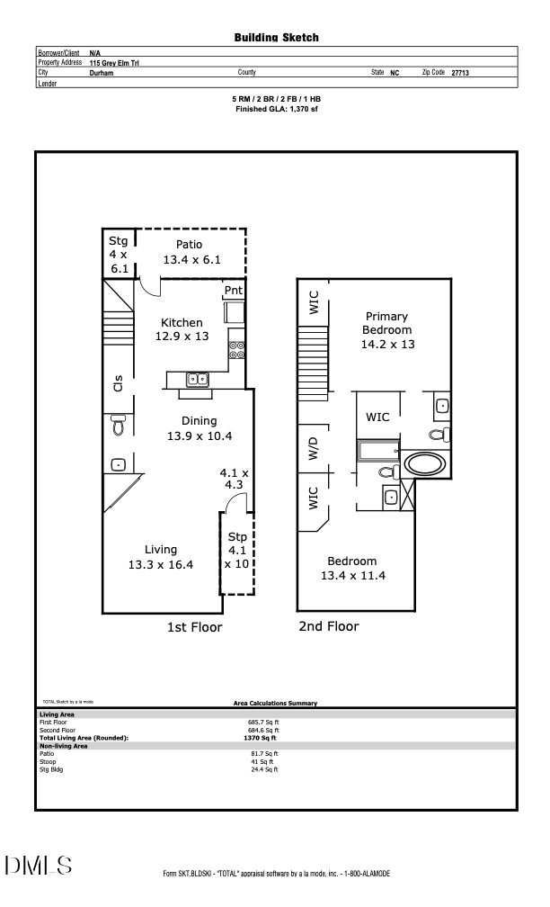 115 Grey Elm Trl, Durham, NC 27713