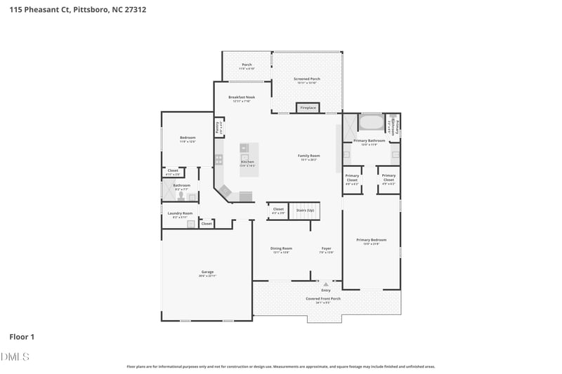115 Pheasant Ct, Pittsboro, NC 27312
