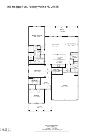 1165 Hodgson Ln, Fuquay Varina, NC 27526
